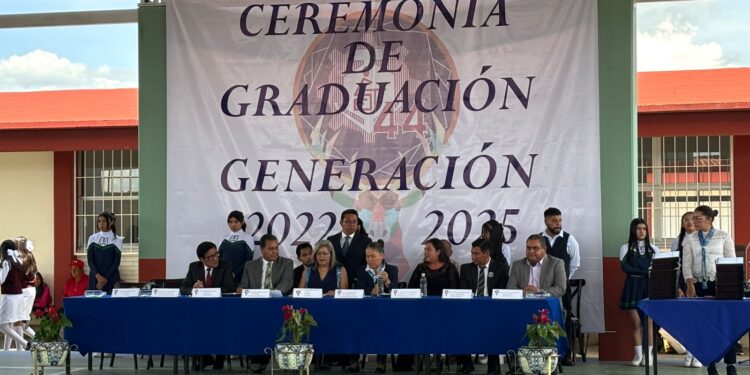 Graduación de la Generación 2022-2025 de la Escuela Secundaria Técnica No. 44 “Carlos Fuentes”