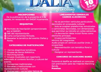 Convocatoria al Desfile de la Dalia 2025Feria Internacional del Arte Efímero y la Dalia – Huamantla 2025