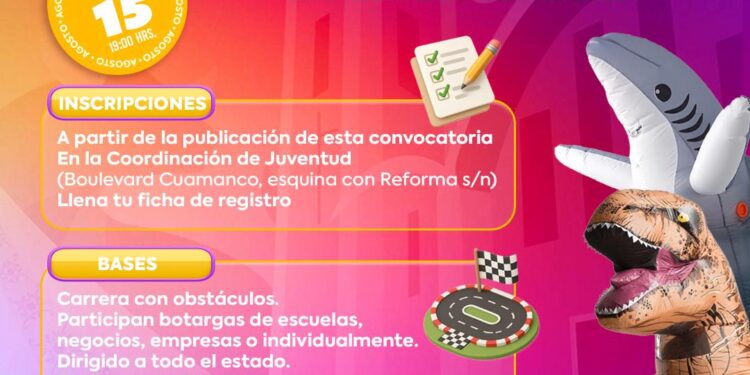 ABREN CONVOCATORIA PARA LA CARRERA “BOTARGAS EN FUGA” EN HUAMANTLA