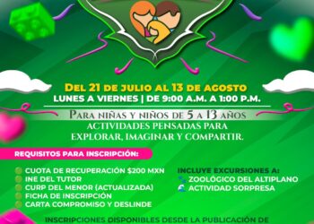 INVITA DIF HUAMANTLA AL CAMPAMENTO DE VERANO “AVENTURAS DIFERENTES”