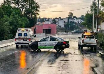 ÁREAS DEL AYUNTAMIENTO DE TLAXCALA DAN RESPUESTA A AFECTACIONES POR FUERTE GRANIZADA