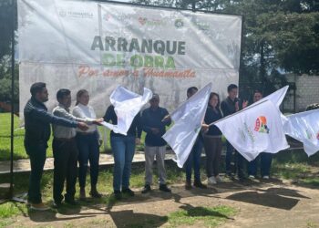 Arranca SSC obras en La Lima, El Molino y Agrícola San Martín Notario en Huamantla.