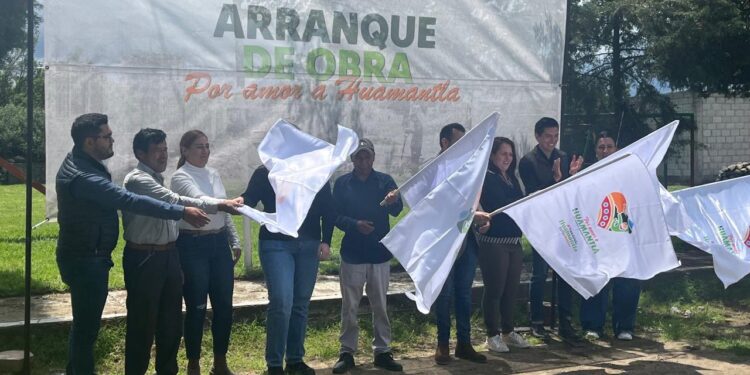 Arranca SSC obras en La Lima, El Molino y Agrícola San Martín Notario en Huamantla.