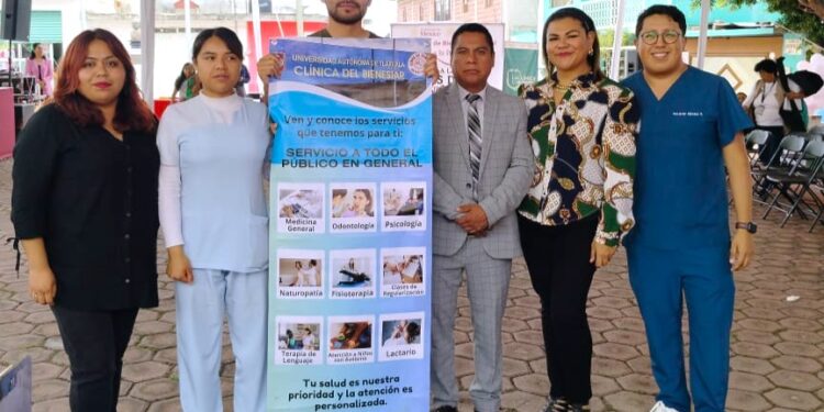 Clínica del Bienestar UATx brinda sus servicios en las Jornadas por la Paz de Acuamanala