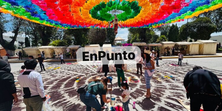 Celebran en Huamantla “Día de la Niña y Niño Alfombrista”. 