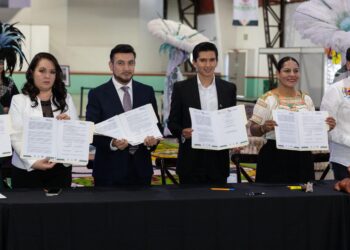 Huamantla fortalece lazos de colaboración con cuatro municipios hermanos en una histórica firma de hermanamiento