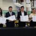 Huamantla fortalece lazos de colaboración con cuatro municipios hermanos en una histórica firma de hermanamiento