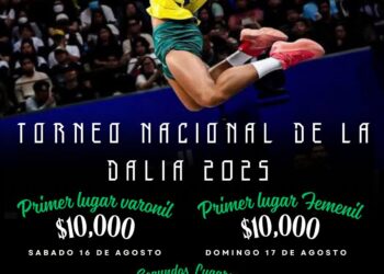 Torneo Nacional de la Dalia: el voleibol florece en Huamantla Como parte de las actividades deportivas de la Feria Huamantla 2025