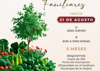 INVITA AYUNTAMIENTO DE TLAXCALA AL CURSO GRATUITO DE HUERTOS FAMILIARES PARA MUJERES DE LA CAPITAL