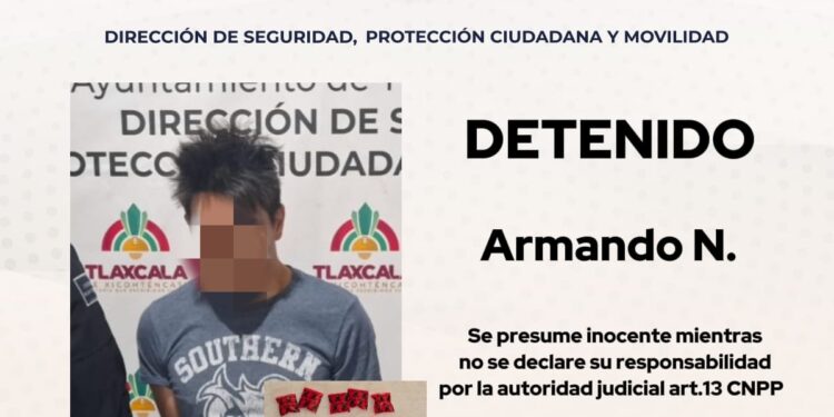 POLICÍA DE LA CAPITAL FRENA ACTIVIDADES ILÍCITAS CONTRA LA SALUD EN LA LOMA XICOHTÉNCATL Y DETIENE A UN HOMBRE