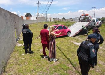Accidente vehicular en la carretera Huamantla–Ixtenco