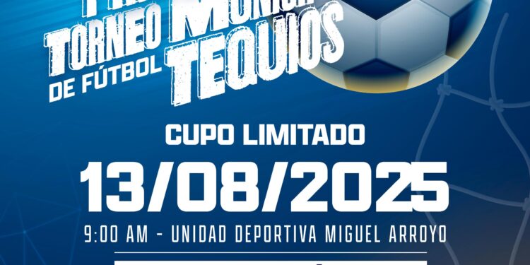 Inicia el Primer Torneo Municipal de Fútbol Tequios en Huamantla