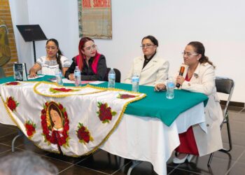 El Gobierno Municipal de Huamantla, a través de la Coordinación de Desarrollo Taurino, realizó el conversatorio taurino “La Mujer Ante los Retos de la Fiesta Actual”, un encuentro que reunió a reconocidas personalidades para reflexionar sobre el papel y los desafíos de la mujer en la fiesta brava contemporánea.