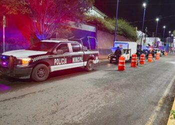 CON OPERATIVO EN PUNTOS DE CONTROL Y RECORRIDOS DE VIGILANCIA EL AYUNTAMIENTO DE TLAXCALA REFUERZA LA SEGURIDAD EN LA CAPITAL