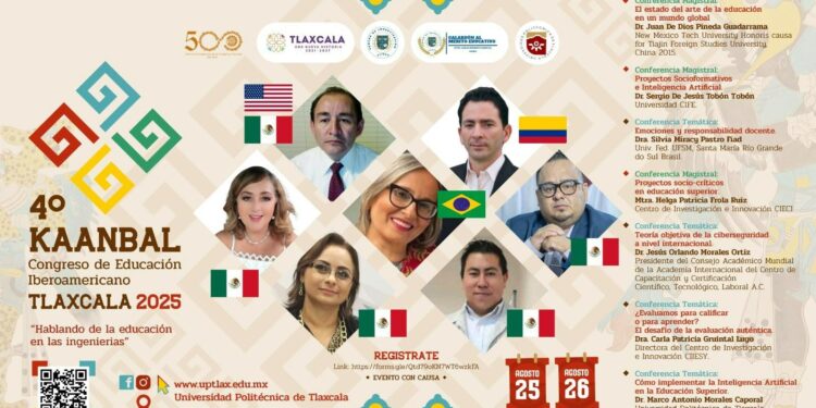 Tlaxcala, sede del  4° congreso de educación iberoamericano Kaanbal 2025
