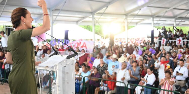 “Nunca me voy a alejar del pueblo de quintana roo”: presidenta Claudia Sheinbaum como parte de su gira de rendición de cuentas
