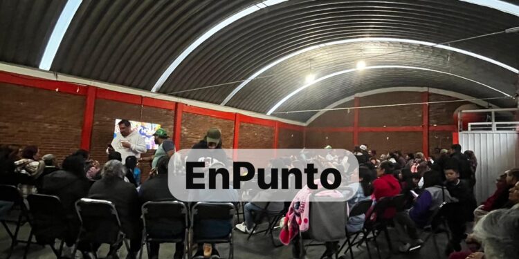 Inicia Salvador Santos Cedillo recorrido por las 39 comunidades de Huamantla.