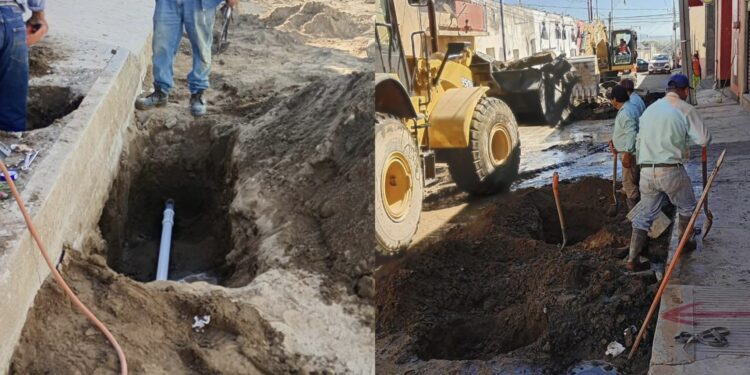 Suministro de agua potable es regular pese a trabajos en calle Abasolo.